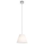 Dina Pendant - Matte White / White