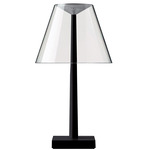 Dina Table Lamp - Matte Black / Transparent