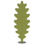 Eden Oak Floor Lamp - Anthracite / Moss Green