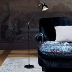 Luxy Floor Lamp - Black / Glossy Black