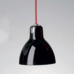 Luxy Pendant - Silver / Glossy Black