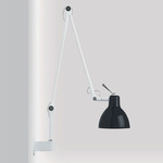 Luxy Wall Light - White / Glossy Black