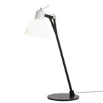 Luxy Glam Table Lamp - Metallic Black / Glossy White