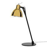 Luxy Glam Table Lamp - Metallic Black / Glossy Gold