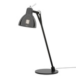 Luxy Glam Table Lamp - Metallic Black / Glossy Smoky