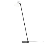 Luxy Glam Floor Lamp - Metallic Black / Glossy White