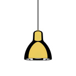 Luxy Glam Pendant - Black / Glossy Gold