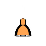 Luxy Glam Pendant - Black / Glossy Copper