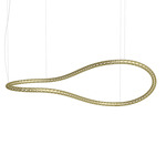 Squiggle Infinity Chandelier - Gold