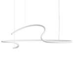 Squiggle Chandelier - Matte White