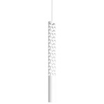 Squiggle Windchime Pendant - Matte White