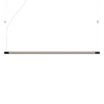 Squiggle Linear Pendant - Matte Black