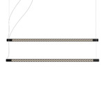 Squiggle Balance Linear Pendant - Matte Black