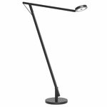 String Floor Lamp - Matte Black / Black String