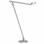 String Floor Lamp - Silver / Black String