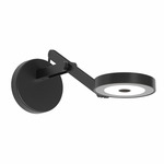 String Wall Light - Matte Black / Black String