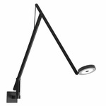String Plug-In Wall Light - Matte Black / Black String