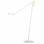 String XL Floor Lamp - Matte White / Orange String