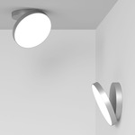 Venere Wall / Ceiling Light - Silver