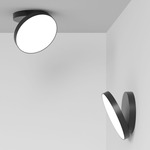 Venere Wall / Ceiling Light - Matte Black
