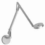 String Wall Light - Silver / Black String