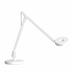 String Table Lamp - Matte White / Silver String
