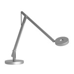 String Table Lamp - Silver / Black String