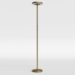 Sol Floor Lamp - Dark Bronze / Matte Chrome Reflector