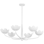 Arcata Chandelier - Gesso White