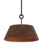Sequoia Pendant - Bronze / Vintage Rattan