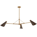 Andersen Chandelier - Patina Brass / Bronze