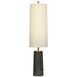 Thane Floor Lamp - Grey / Natural Linen