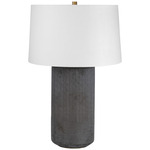 Greyson Table Lamp - Dark Gray / Off White