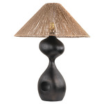 Rhu Table Lamp - Bronze / Jute
