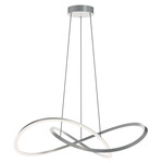 Celeste Color-Select Pendant - Satin Nickel / White