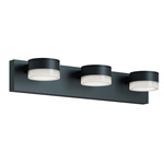 Emma Color-Select Bathroom Vanity Light - Black / White