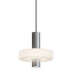 Sydney Color-Select Pendant - Satin Nickel / White