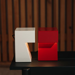 Little Block Table Lamp - Red