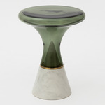 Join Table - Brushed Brass / Smoke