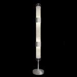 Bond Floor Lamp - Silver Leaf / Bahama Sand