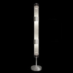Bond Floor Lamp - Silver Leaf / Diamond Blanket