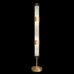 Bond Floor Lamp - Gold Leaf / Bahama Sand