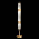 Bond Floor Lamp - Gold Leaf / Diamond Blanket