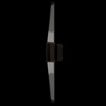 Blade Double Wall Sconce - Black / Dark Walnut