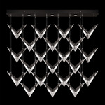 Blade Linear Multi Light Pendant - Black