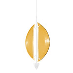 Embark Sail Pendant - White / Amber