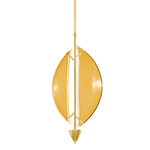 Embark Sail Pendant - Gold Leaf / Amber