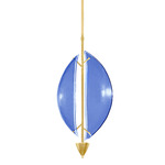 Embark Sail Pendant - Gold Leaf / Blue