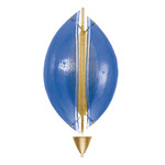 Embark Sail Wall Sconce - Gold Leaf / Blue