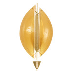 Embark Sail Wall Sconce - Gold Leaf / Amber